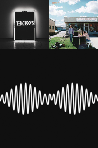The 1975s, MGMTs, and Arctic Monkeys use somewhat abstract cover art for their new work -- all of which dropped into the music scene in September.