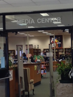 The media center, with Dr. Davis' help, offers guidance to students for research papers and finding the perfect book for pleasure.