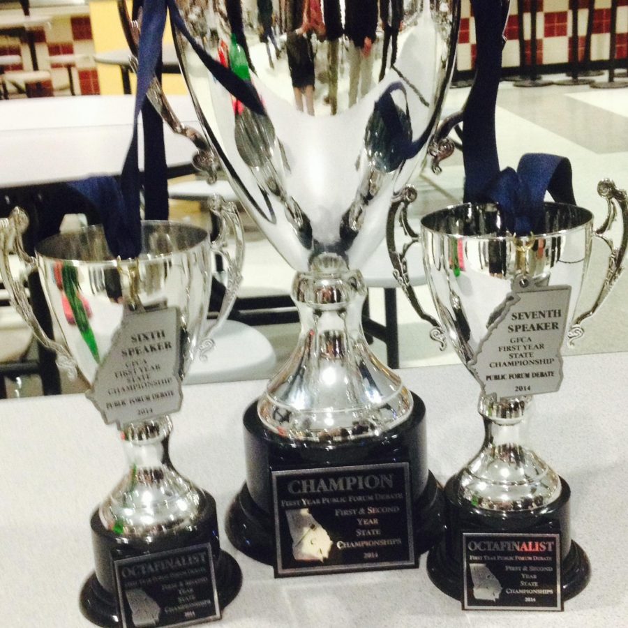 Awards won by McIntosh at First Year Public Forum State Championship