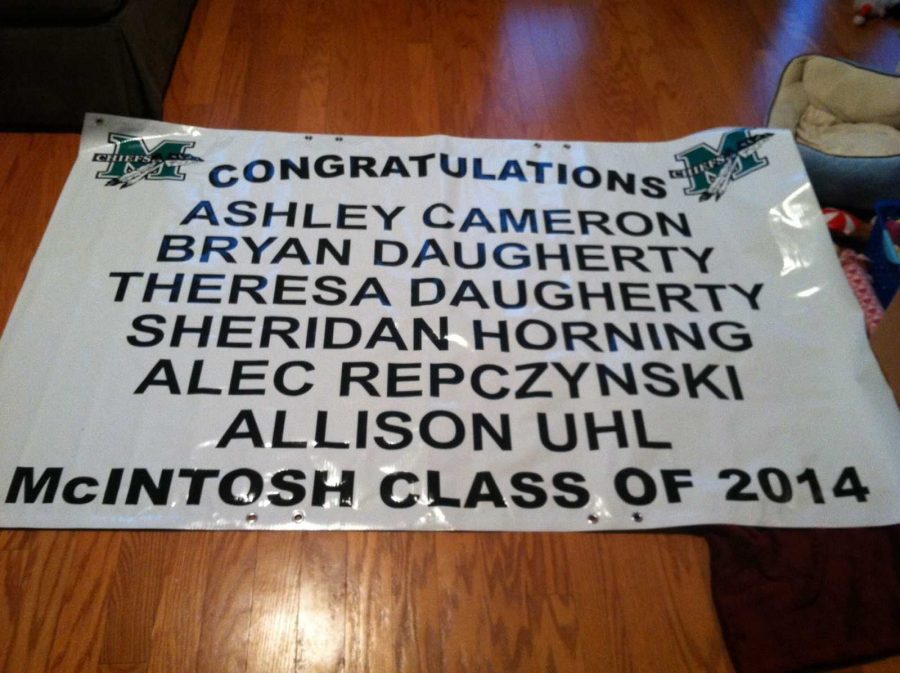 Banner for the seniors in the Shirewood Park neighborhood