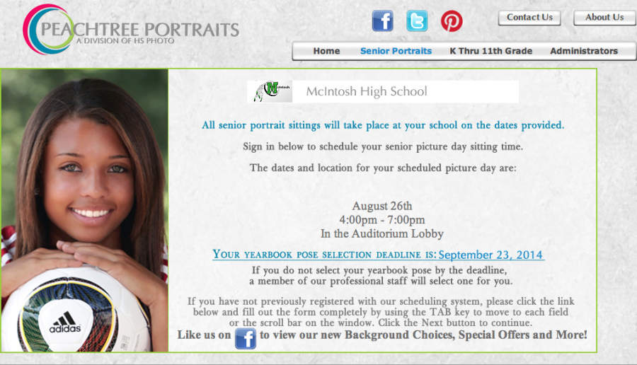 The Peachtree Portrait website. 