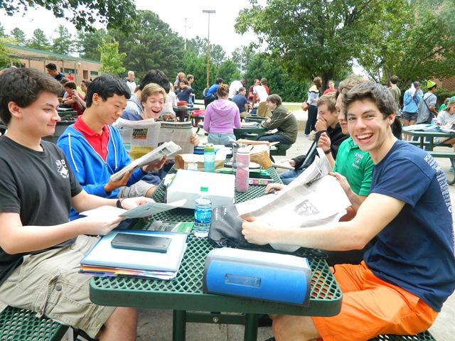 Students enjoy first issue