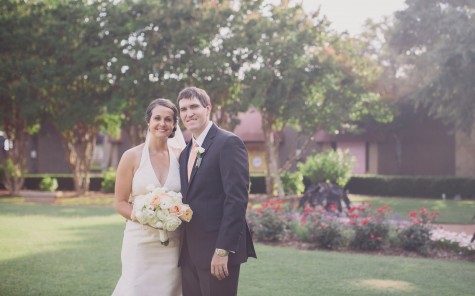 Mrs. Mabon and her husband, Aaron, smile for the camera