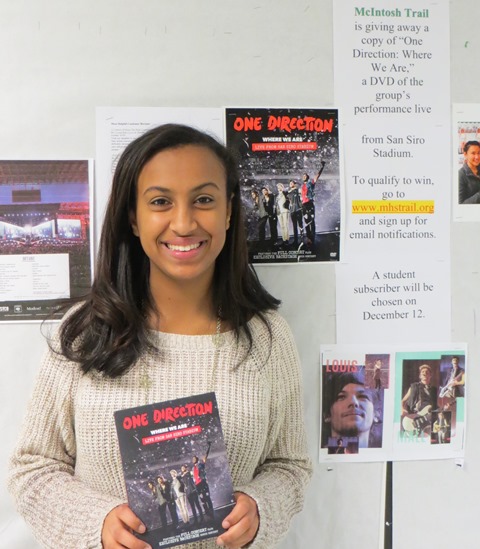 Junior Saron Merid is Decembers winner. Sign up to receive email updates for your chance to win.