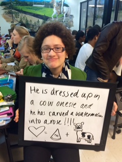 Arin Stowman shows her preference of being asked out.