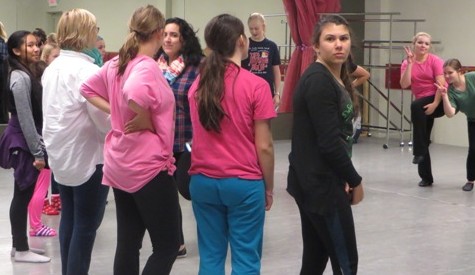 Older drama class meets for the first time this semester. 