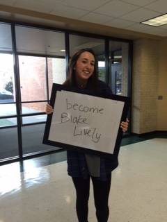 Senior Meagan Johnson wants to become Blake Lively for her resolution