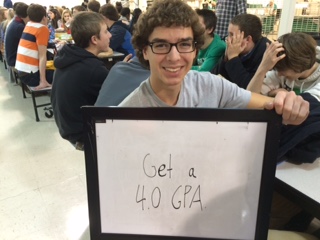 Junior Eric Greenhaw shares his resolution for the year.