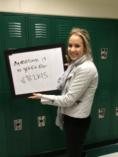 Senior Jenna Thompson shares her New Year's goal for 2015.