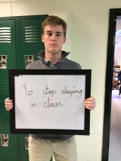 Senior Brandon Ross shares the goal he hopes to accomplish this year.