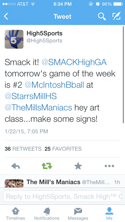 High5Sports announced that they will be attending the rivalry game against Starrs Mill along with Smack High GA. 
