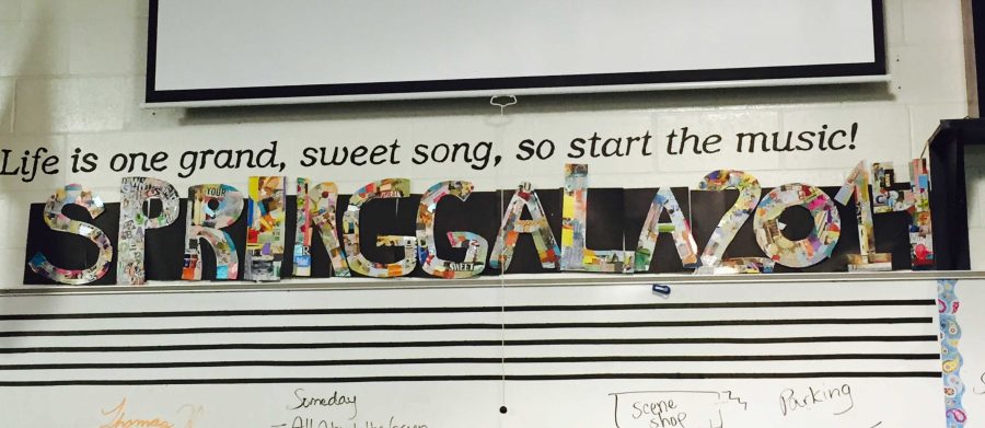 Banners were made for the past year's Spring Gala.