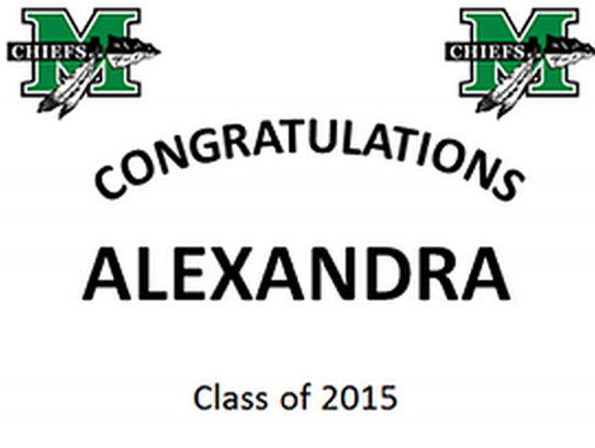 Senior signs cost $25.