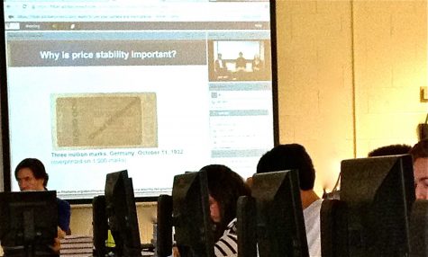 Students Participating in Economics Webinar