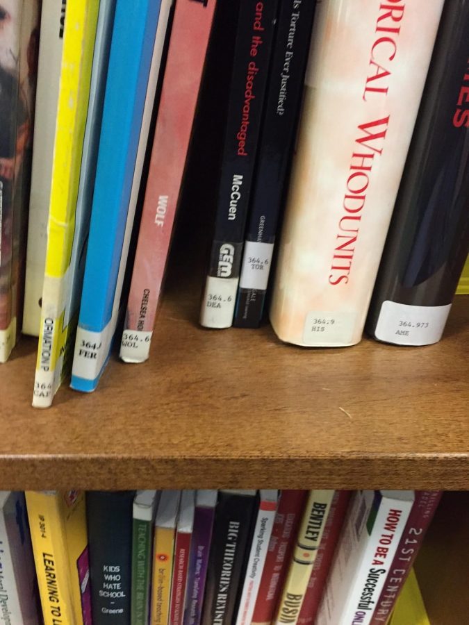Research can be conducted easily by utilizing the books and novels that the library supplies.