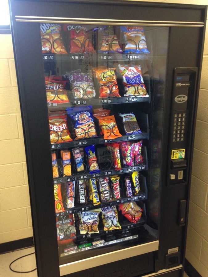 Teachers have access to snacks throughout the day, but students are prohibited from purchasing anything except whole-grain foods during their lunches.