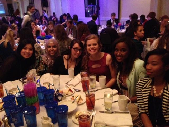 MHS Key Club members take part in a dinner at last years Georgia District Key Club Convention. 