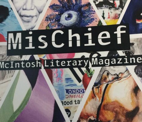 The cover to MisChief literary magazine. 