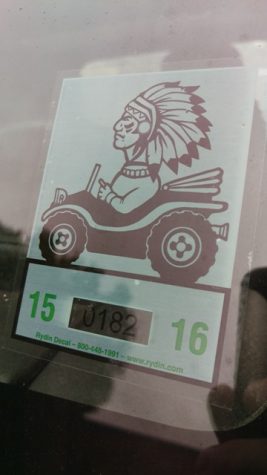 This years parking pass