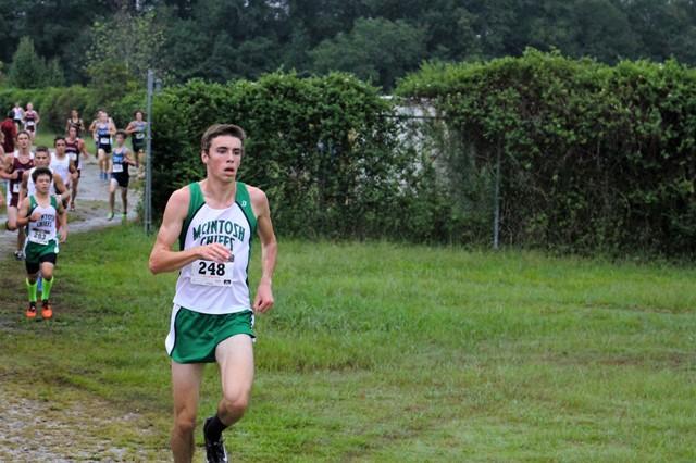 Senior Alan Bowers ran a time of 17:40 at the Sandy Creek XC  Kick Off.