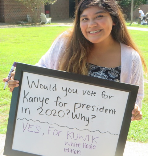 Junior, Gisselle Roman smiles due to the idea of "Keeping up with the Kardashians" white house edition!
