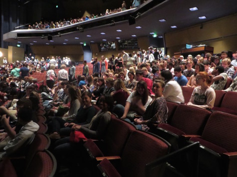 MHS student seats at the Alliance Theater play.