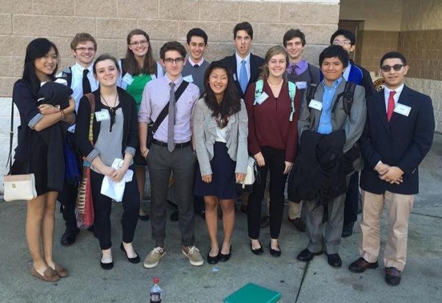 The Model UN attends the Georgia State Model UN Conference.