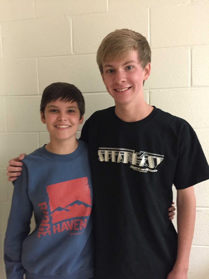 Sophomores Emma Vender and Duffy Weldon pass first round of DCI.  
