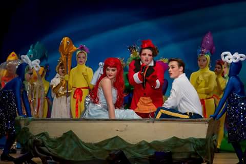 Students perform in The Little Mermaid
