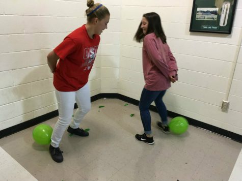 DeLayne Rotolo and Abby Foncannon circle each other, waiting for the other to slip and steal the win.