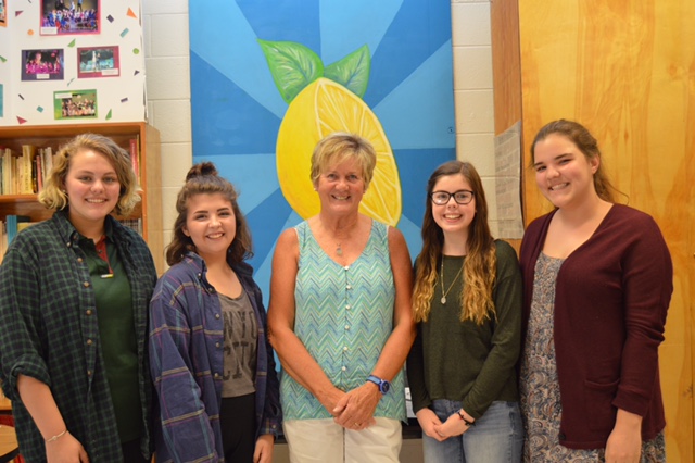 McIntosh students that will be in one act play, The Women of Lockerbie, meet Ms. Maeve Cromwell, a woman who lived in Lockerbie at the time of the crash and experienced it firsthand. 