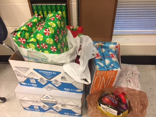 Spanish classes have gathered donations for those in our community who are less fortunate.