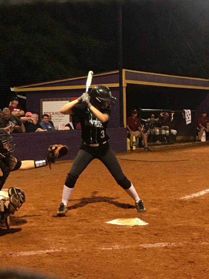 Abbey Terry comes up to bat against East Coweta early in the season.