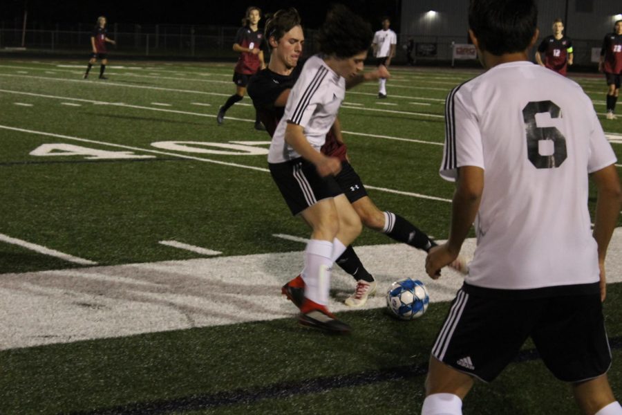 Luke Giordano during match against Whitewater High School