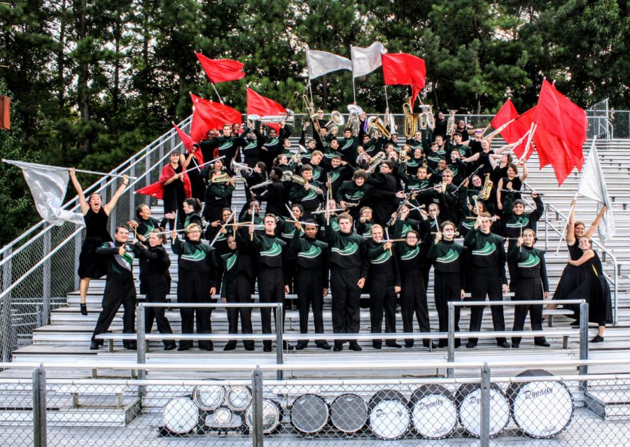The Spirit of McIntosh Marching Band celebrated the start of the 2018 season with a goofy picture. 