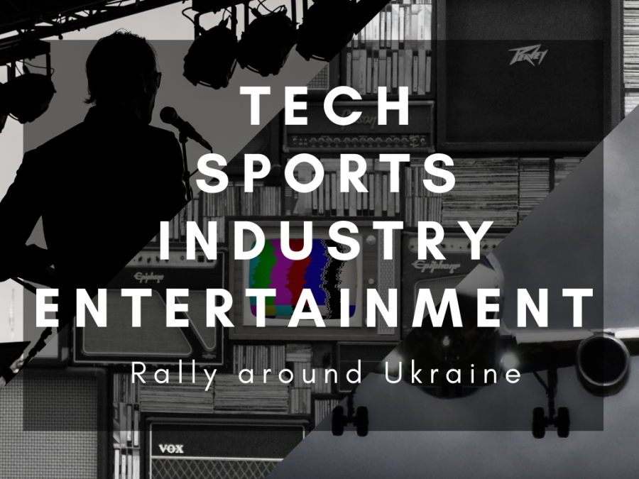 Tech, Sports, Industry, Entertainment Rally Around Ukraine