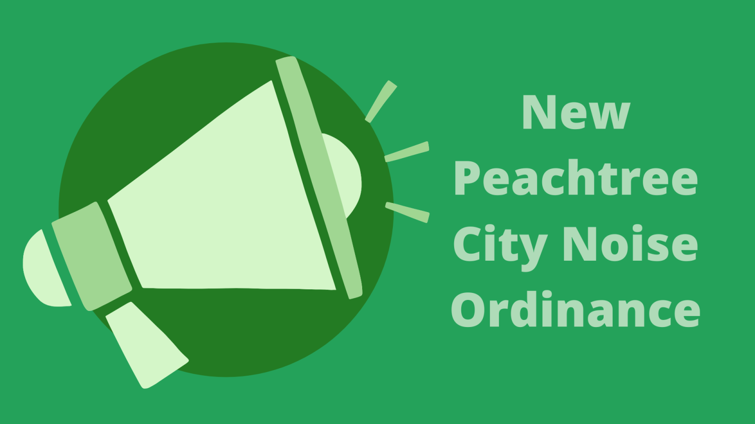 Noise Ordinance Implemented in Peachtree City McIntosh Trail The