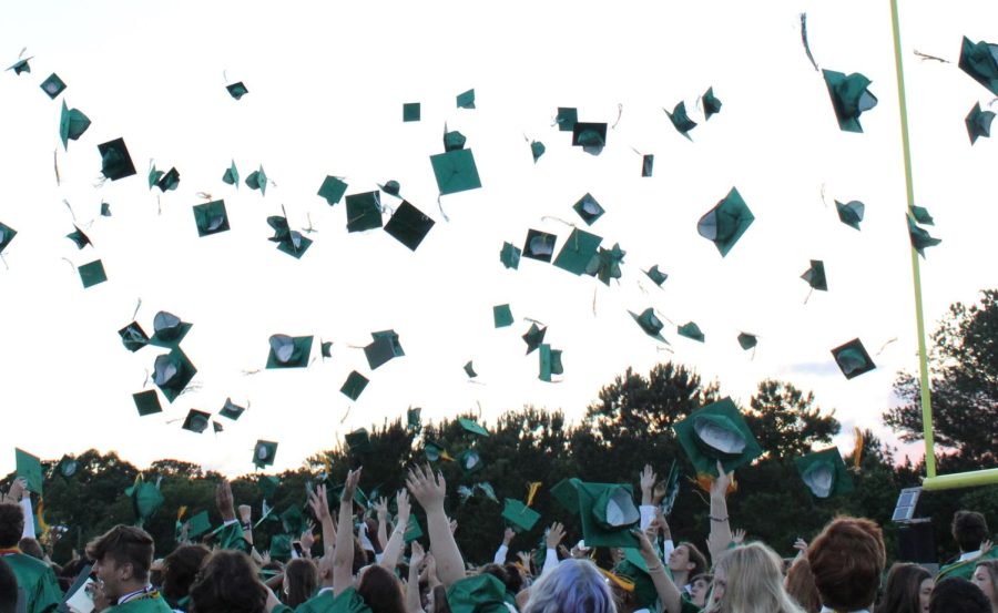 The+McIntosh+High+School+class+of+2022+at+graduation+in+May.+Photo+by+Rebekah+Bushmire
