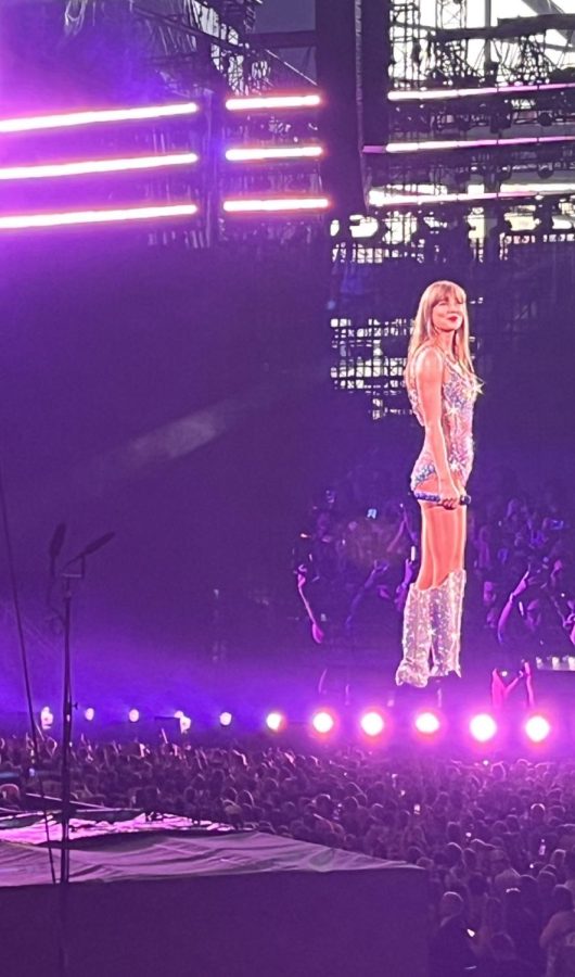 Taylor Swift opening The Eras Tour in Atlanta, Georgia on April 28. 