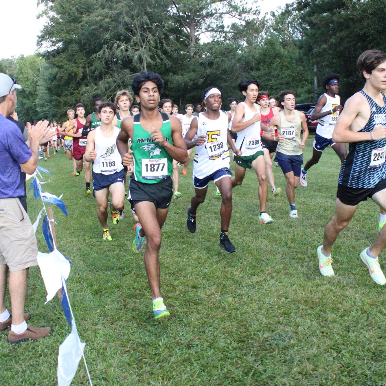 Senior Nikhil Chikhliker at the Starrs Mill Panther XC Meet at Heritage Christian Church XC Course
in Fayetteville, GA on Sep 2, 2023.

