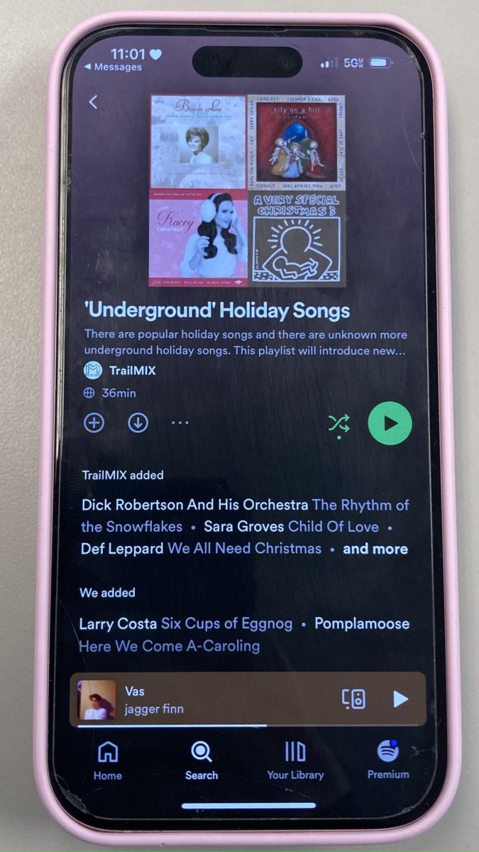 The new playlist on the Trails Spotify including lesser known holiday music