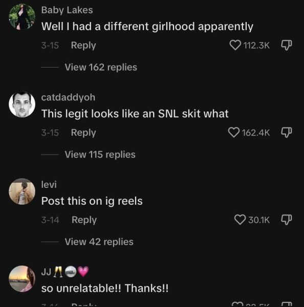 Some of the comments on Dylan Mulvaneys TikTok featuring part of his music video
