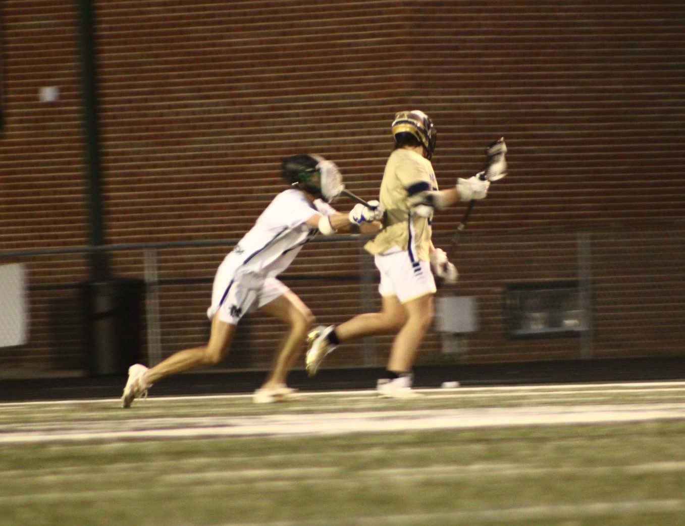 The Varsity Boys LAX during a game.
Photo provided by the Legend Yearbook staff.