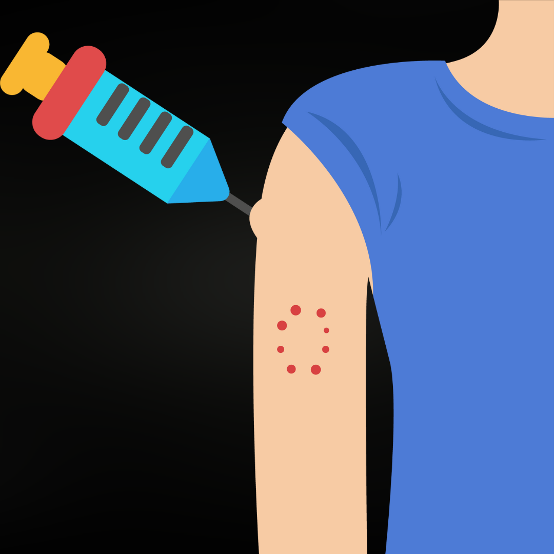 Graphic of a rabies bite treatment made in Canva by Jozlynn Smith