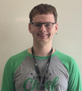  A picture of new McIntosh teacher Peter Cassels inside of his classroom. Photo by Amaya Diaz.