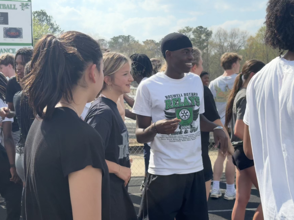 Mamadou Boube with his teammates.