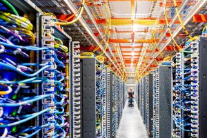 An example of the inside of a data center. Photo from Reuters Images